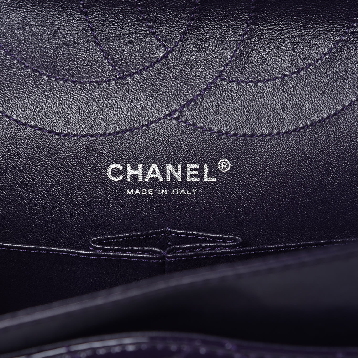Chanel Distressed Patent 2.55 Reissue Flap 227 Prune 6 of 11