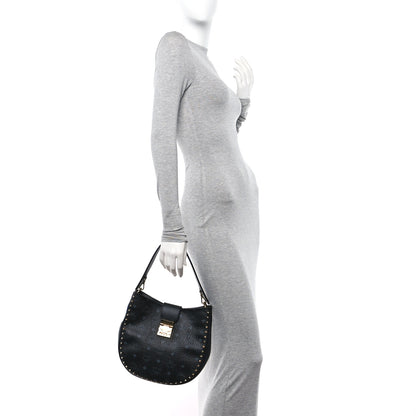 MCM Visetos Medium Patricia Hobo Black 2 of 12