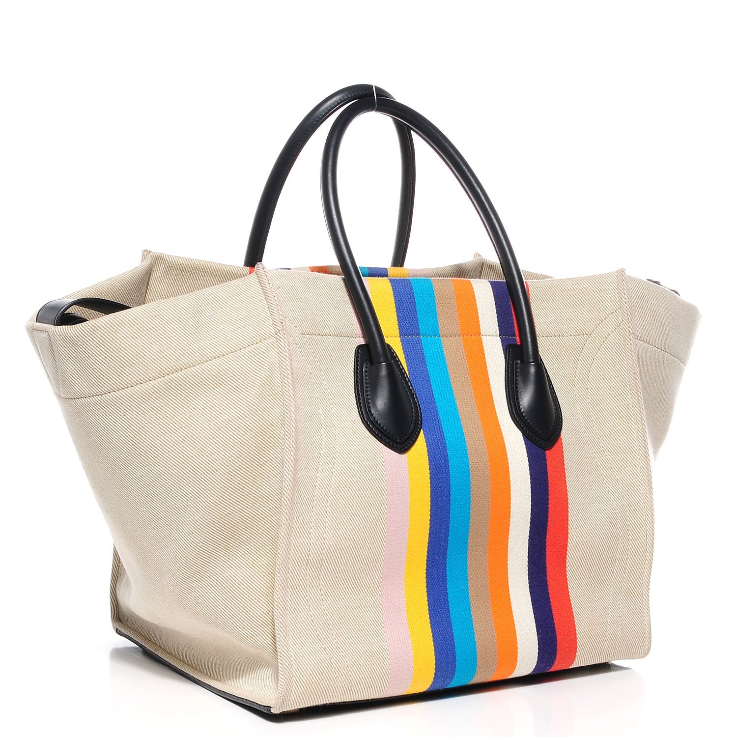 Celine Cotton Canvas Medium Phantom Luggage Multicolor 3 of 8