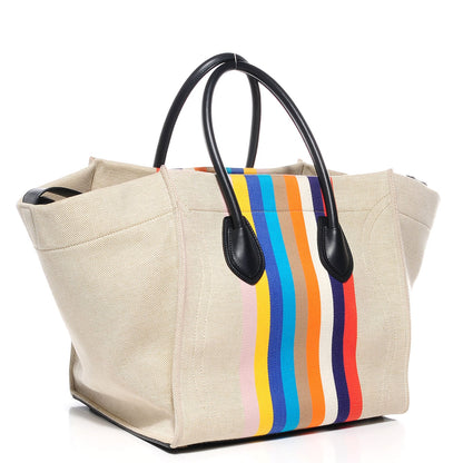Celine Cotton Canvas Medium Phantom Luggage Multicolor 3 of 8