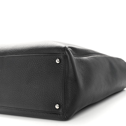 Chanel Deerskin Cerf Executive Shopper Tote Black 11 of 12