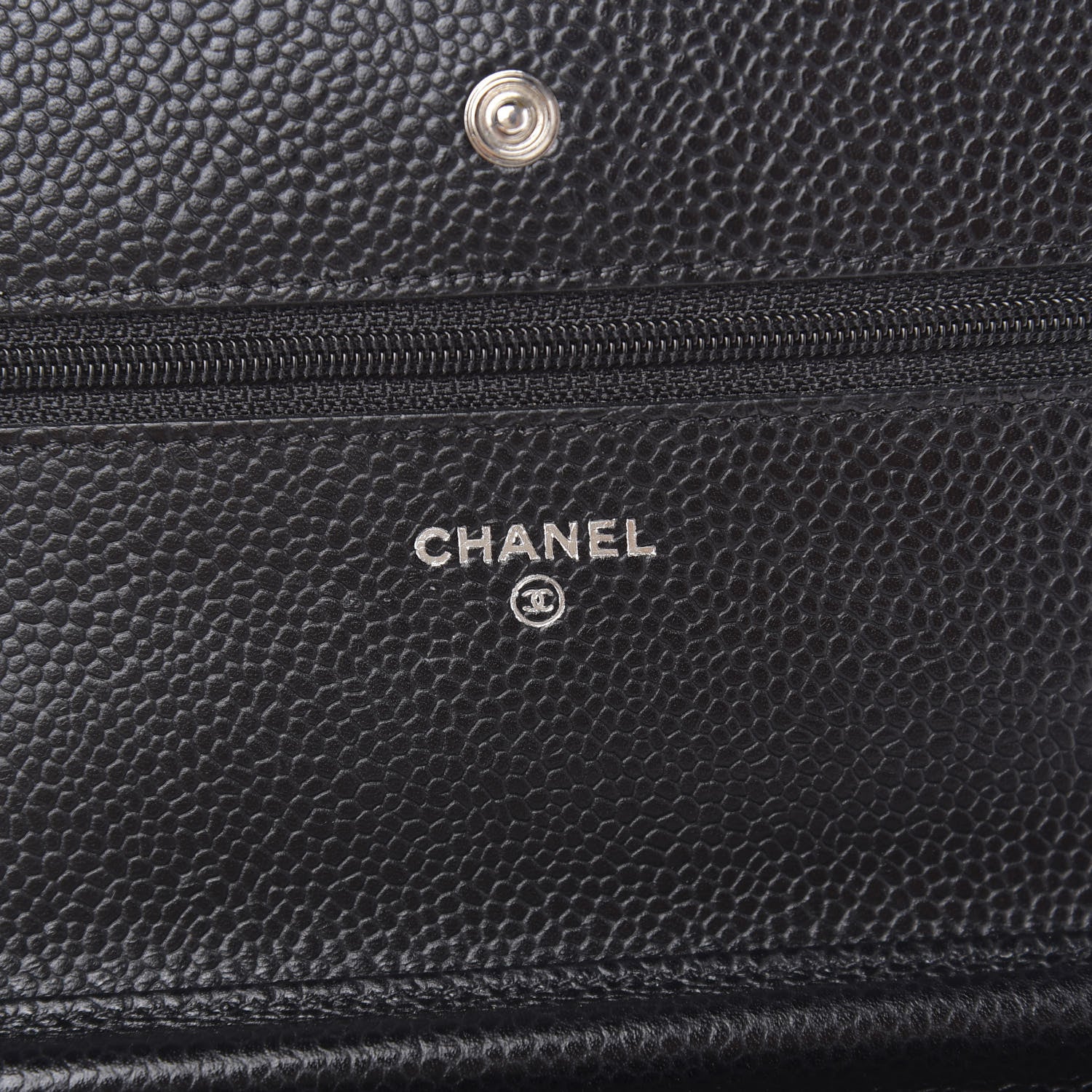 Chanel Caviar Quilted Wallet On Chain WOC Black 6 of 12