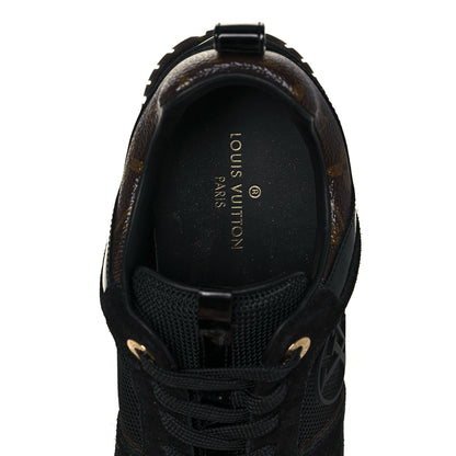 Louis Vuitton Suede Monogram Run Away Sneakers 35.5 Black 7 of 7