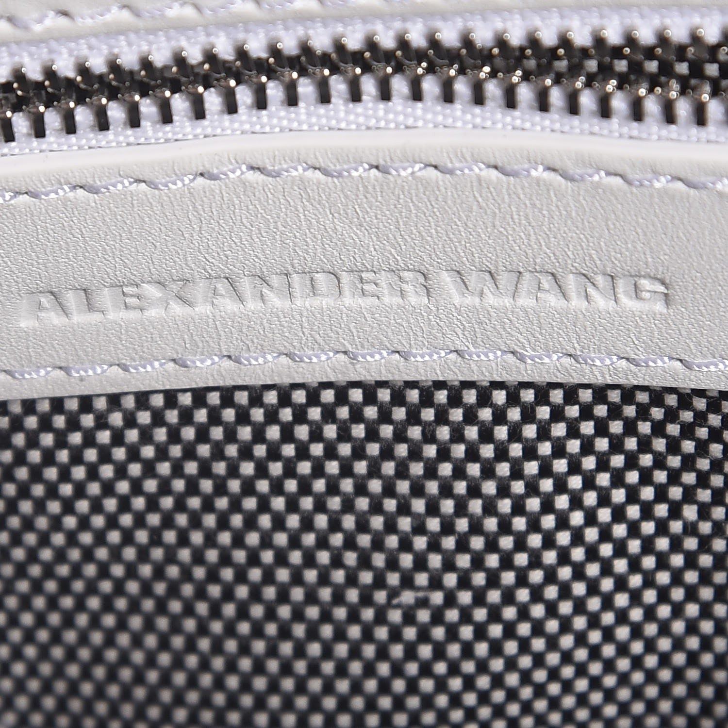 Alexander Wang Pebbled Calfskin Mini Emile White 6 of 7