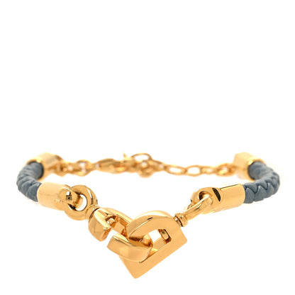 Christian Dior Calfskin CD Lock Bracelet Pastel Blue 1 of 6