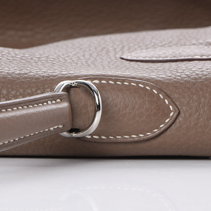 Hermes Taurillon Clemence Retourne Kelly 40 Etoupe 30 of 36