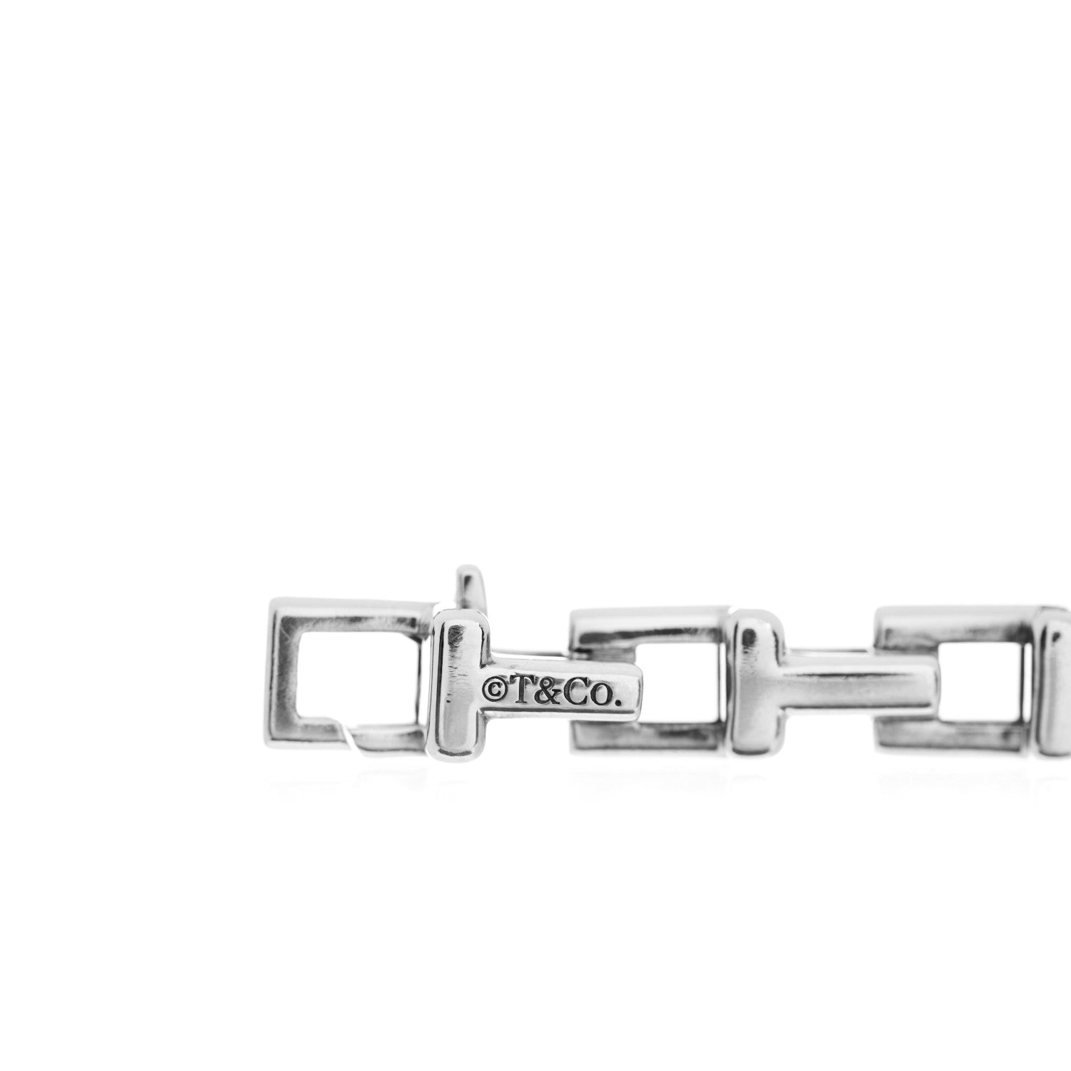 Tiffany Sterling Silver T Chain Bracelet 4 of 4
