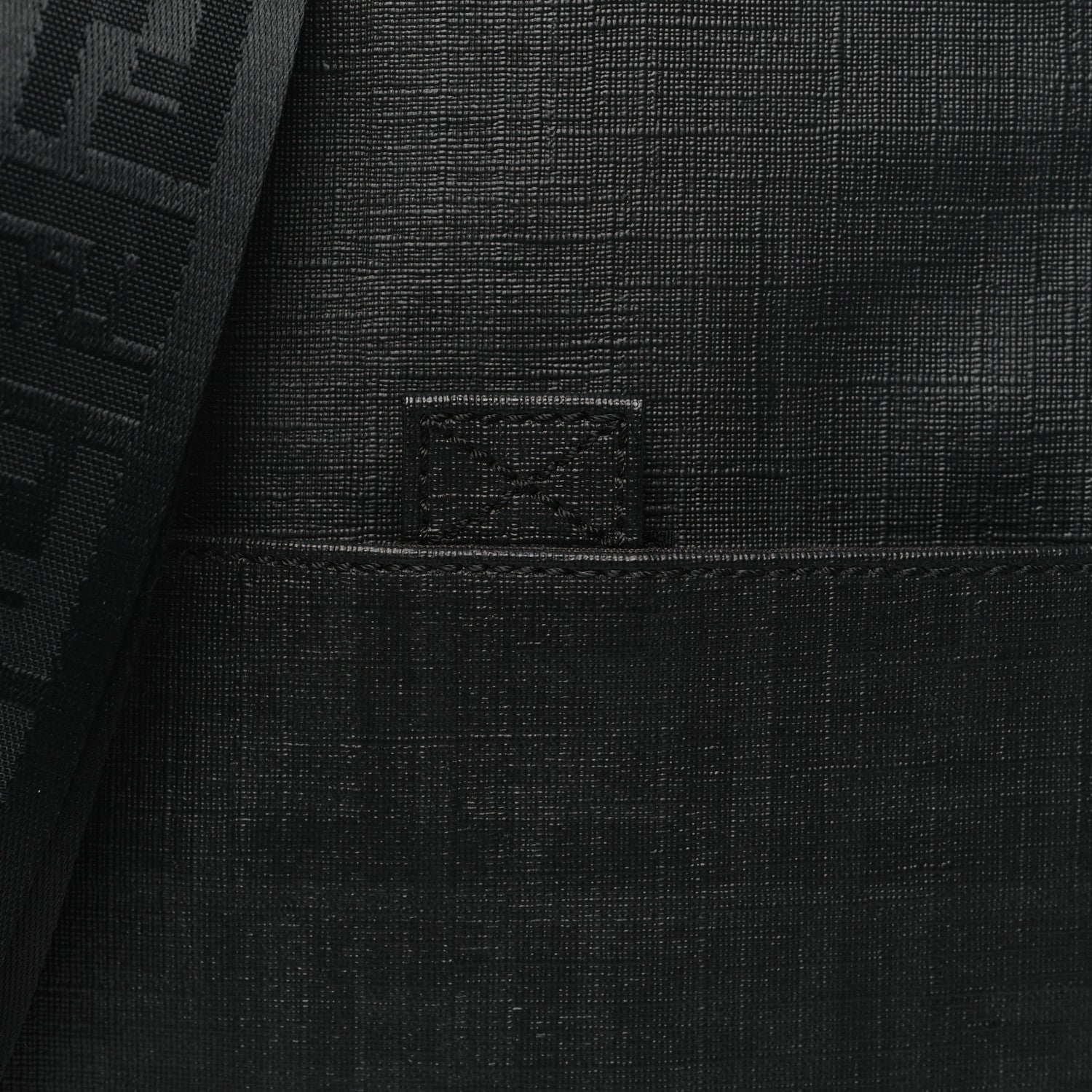 Fendi Zucca Spalmati Messenger Bag Black 8 of 10