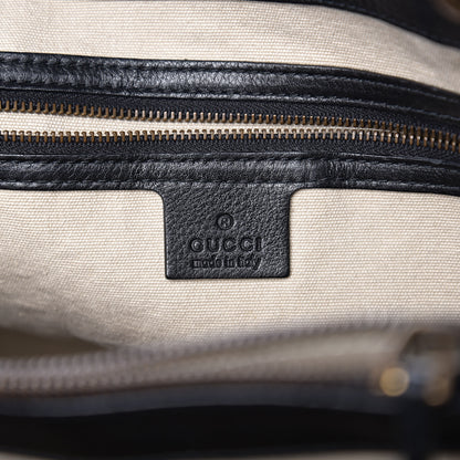 Gucci Calfskin Bamboo Handle Tote Black 5 of 10
