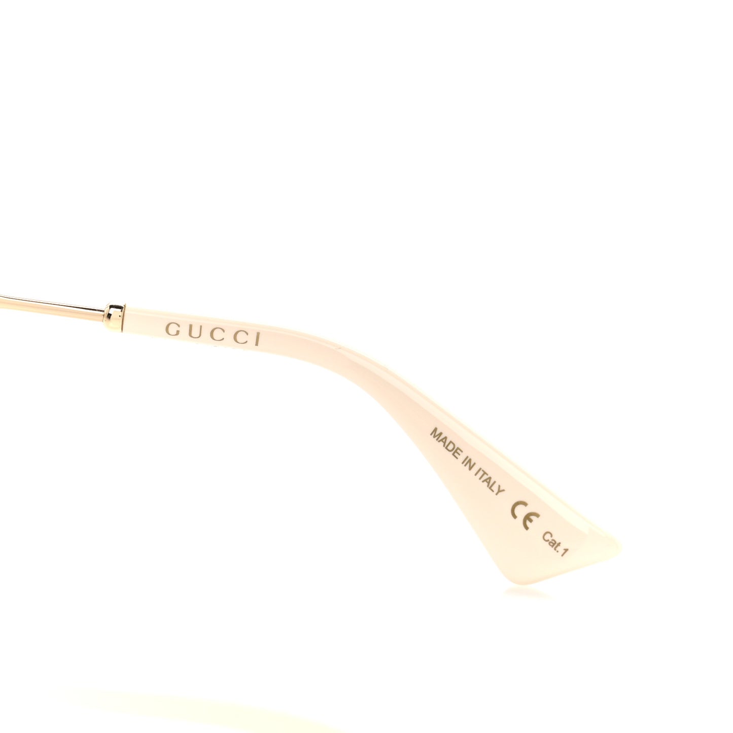 Metal Square Frame Sunglasses GG0817S Gold