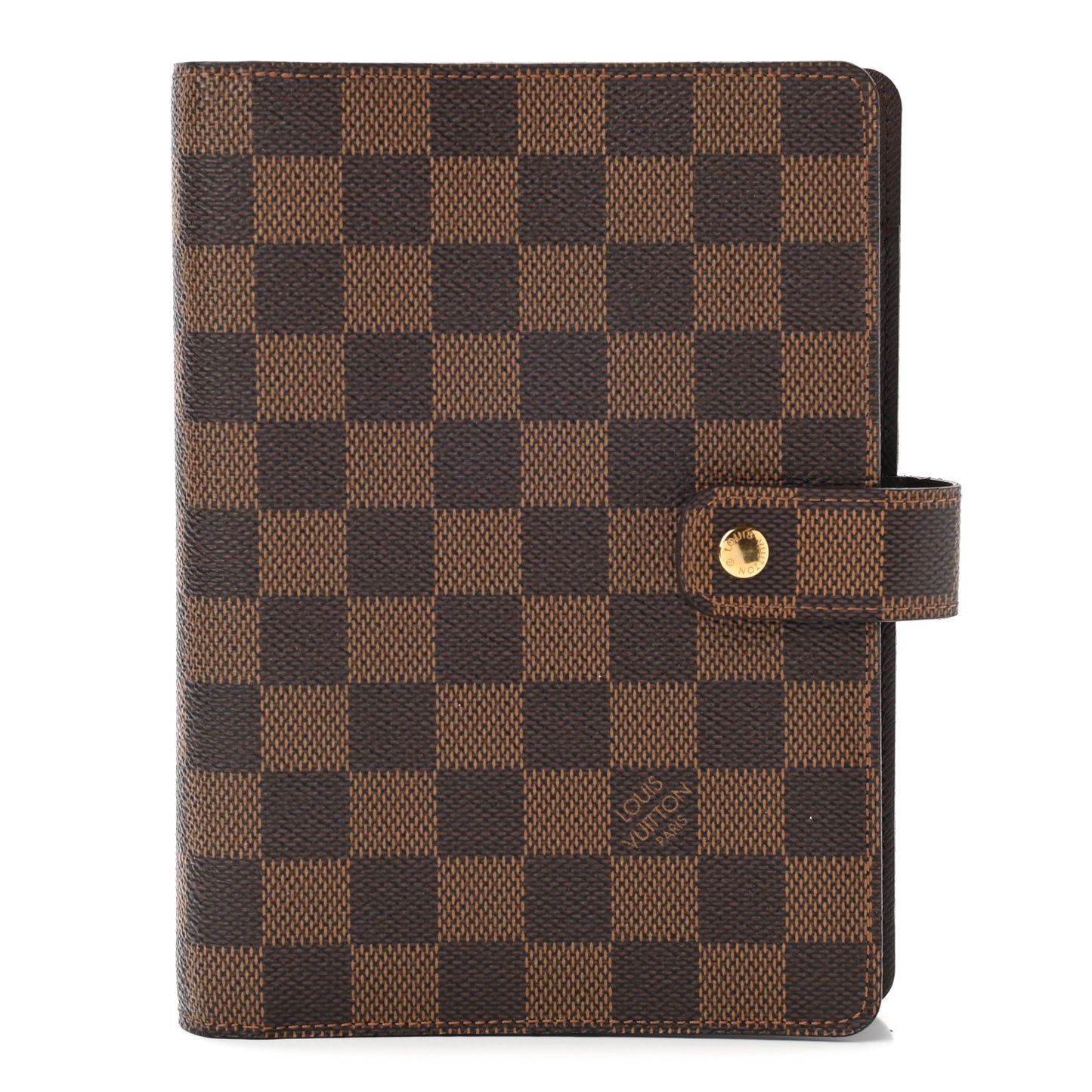 Damier Ebene Medium Ring Agenda Cover