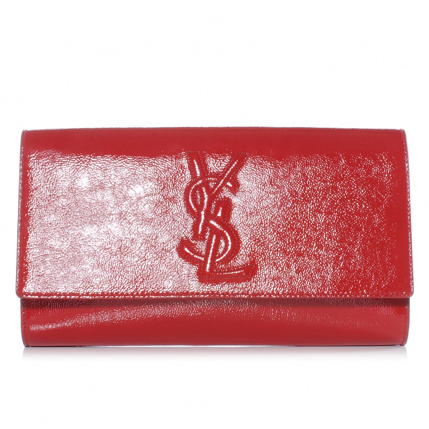 Patent Belle de Jour Clutch Red