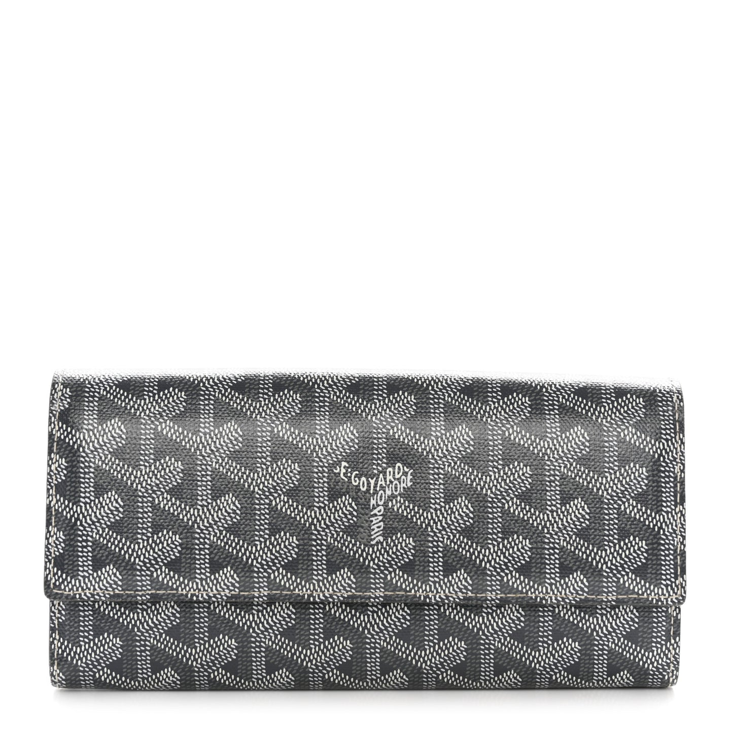 Goyardine Varenne Long Wallet Grey