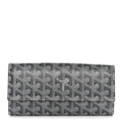Goyard Goyardine Varenne Long Wallet Grey 1 of 11