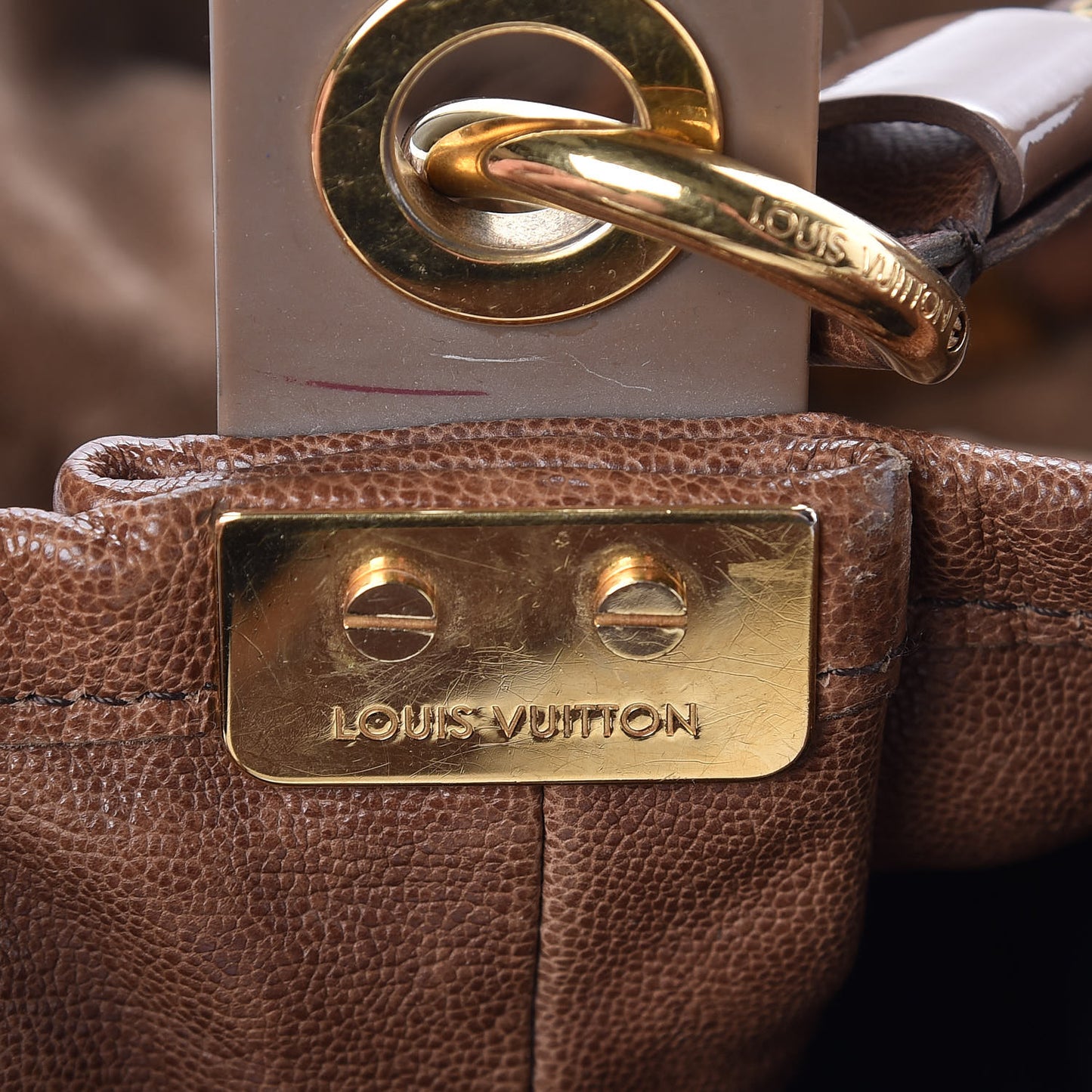 Suede Patent Monogram Irene Brown