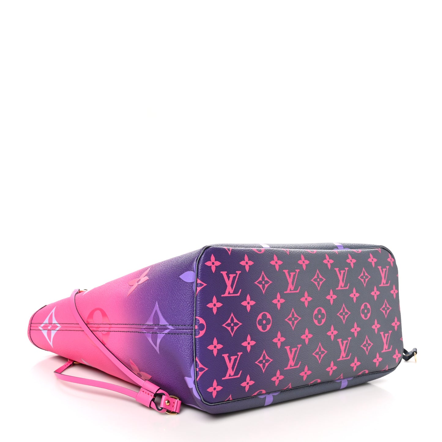Monogram Giant Spring In The City Neverfull MM Midnight Fuchsia