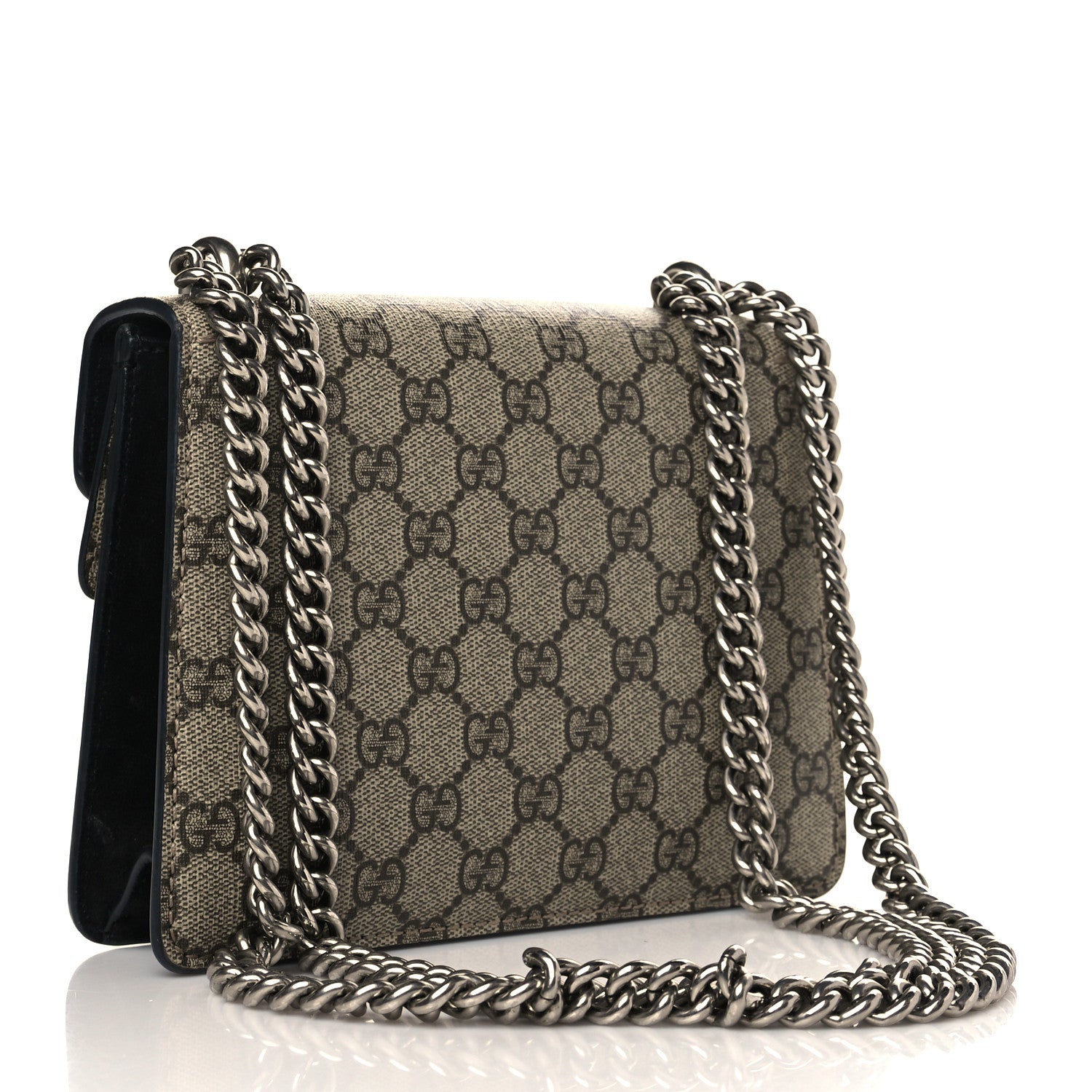 Gucci GG Supreme Monogram Mini Dionysus Shoulder Bag Black 3 of 6