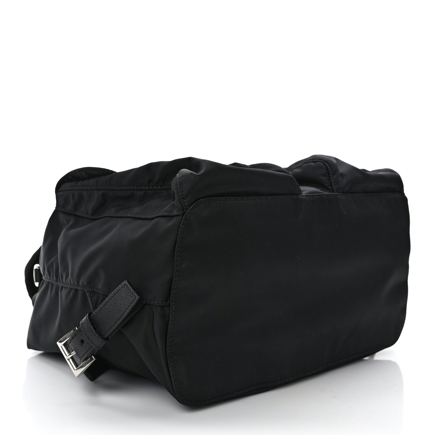 Prada Re-Nylon Saffiano Medium Backpack Black 4 of 12