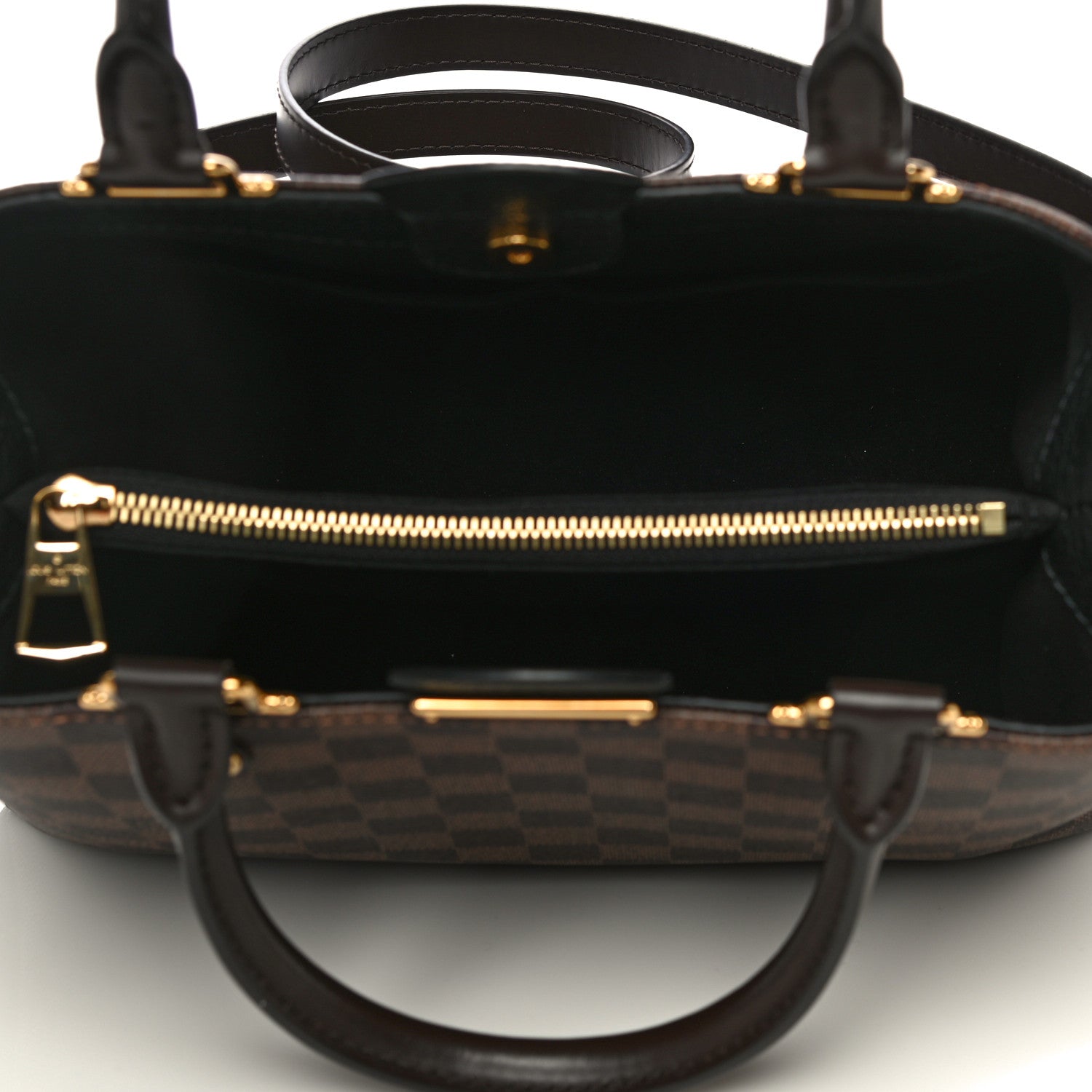 Louis Vuitton Damier Ebene Cuir Taurillon Brittany Black 5 of 8