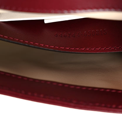 Gucci Calfskin Matelasse Mini GG Marmont Shoulder Bag Rosso Ancora 7 of 10