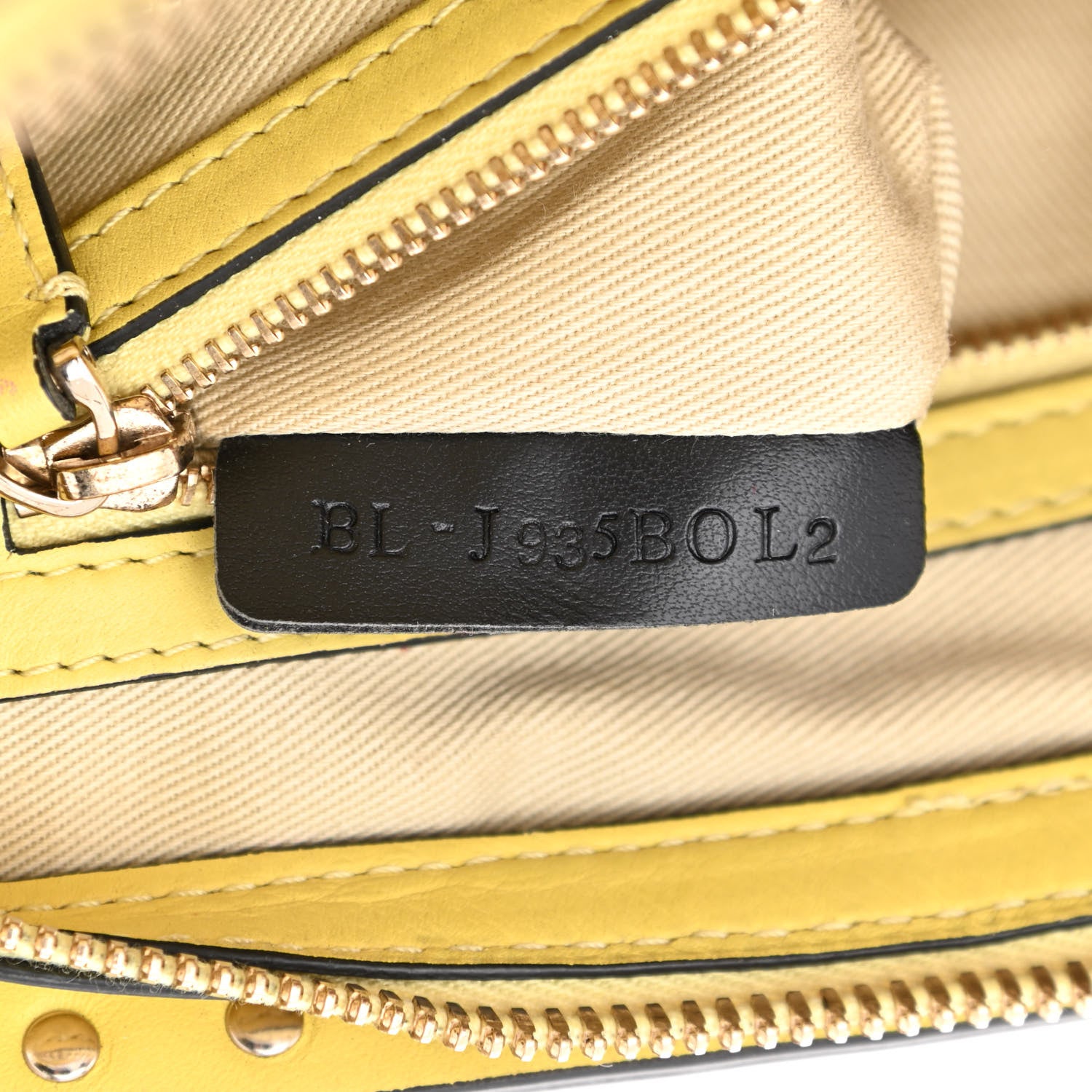Valentino Garavani Vitello Rockstud Double Top Handle Satchel Naples Yellow 7 of 16