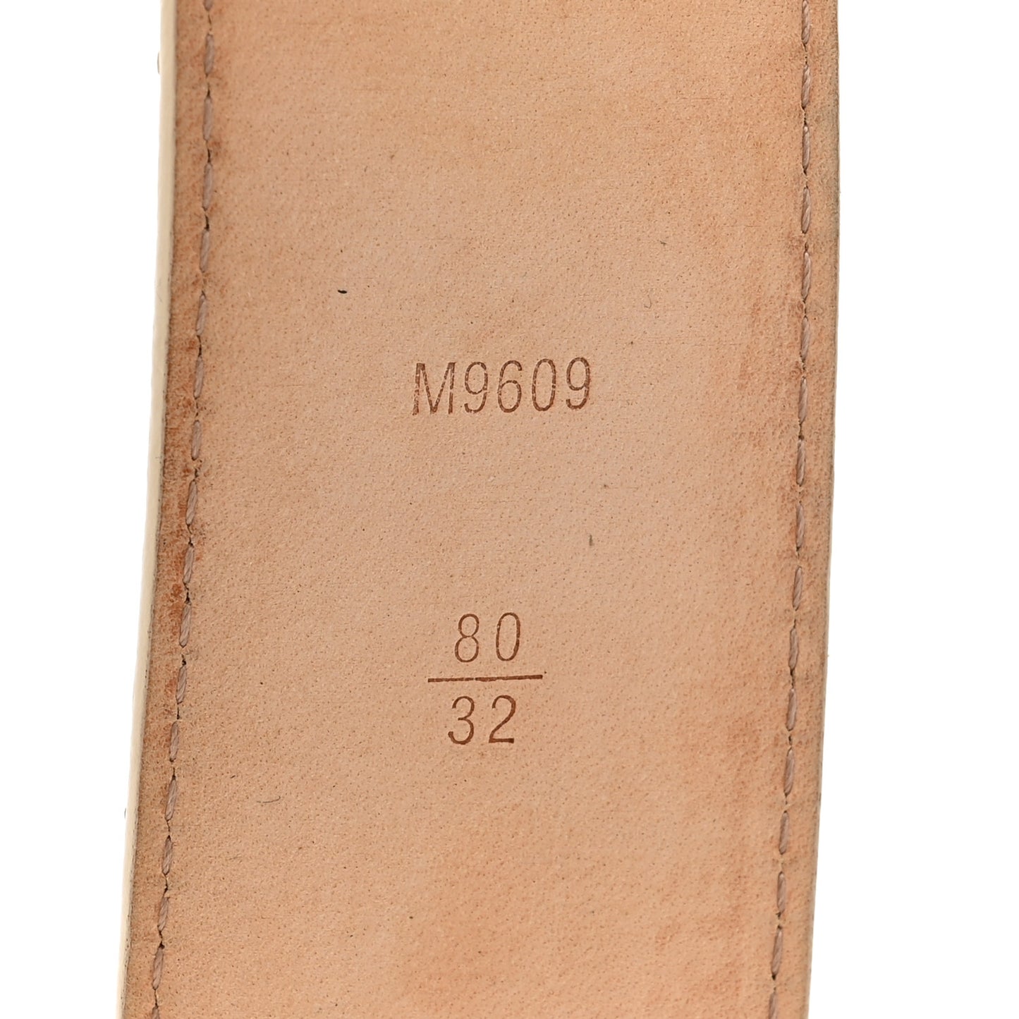 Damier Azur LV Initiales Belt 80 32