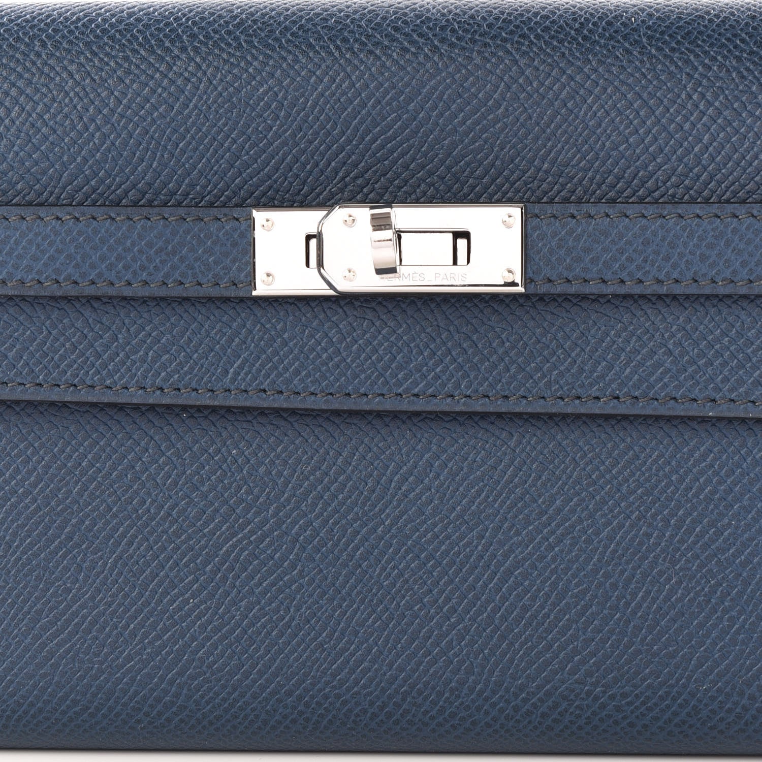 Hermes Epsom Kelly Longue Wallet Bleu Thalassa 10 of 10