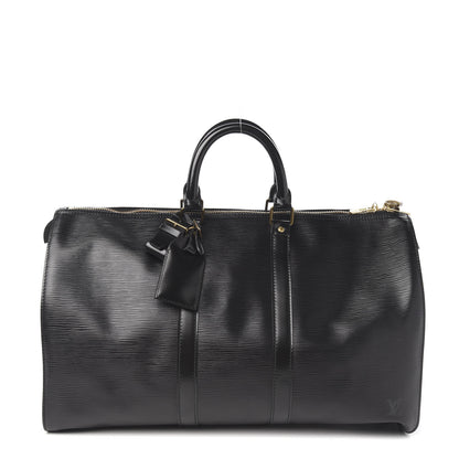 Louis Vuitton Epi Keepall 45 Black 1 of 11