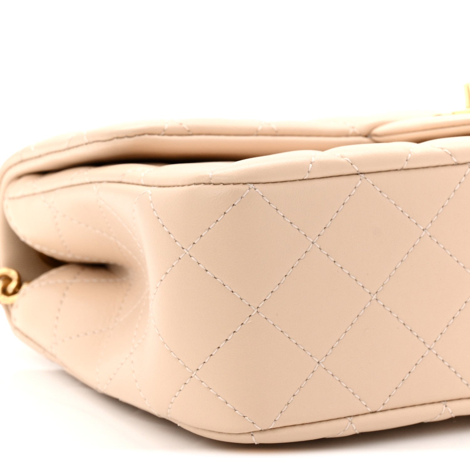 Chanel Lambskin Quilted Small Sweet Camellia Flap Beige 9 of 11