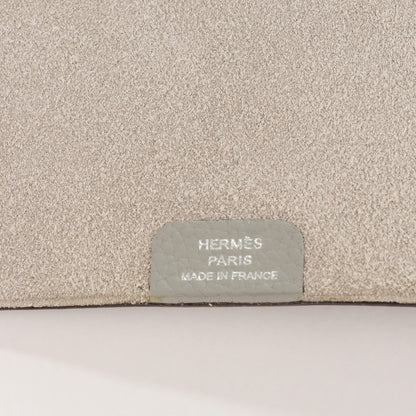 Hermes Togo Ulysse PM Notebook Cover Gris Mouette 6 of 7