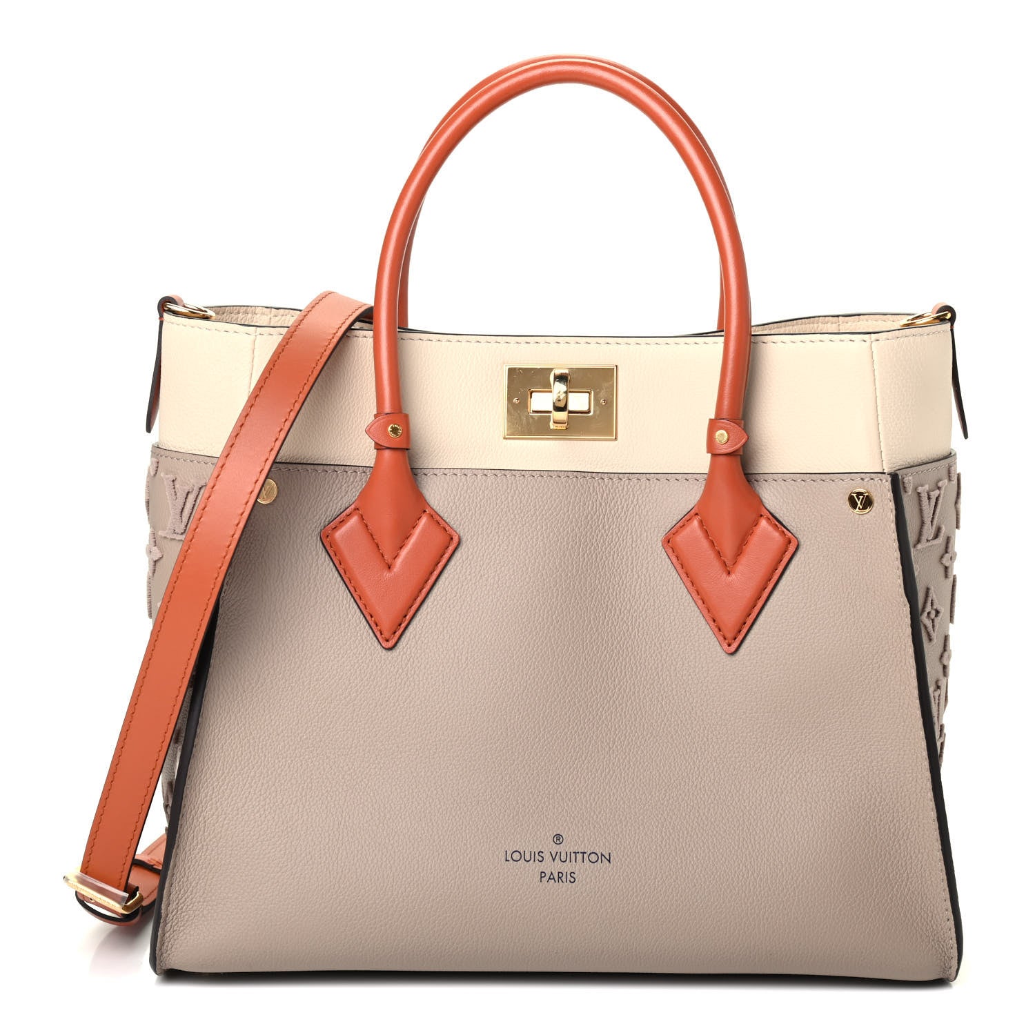 Louis Vuitton Calfskin Monogram Tufting On My Side Galet 1 of 4