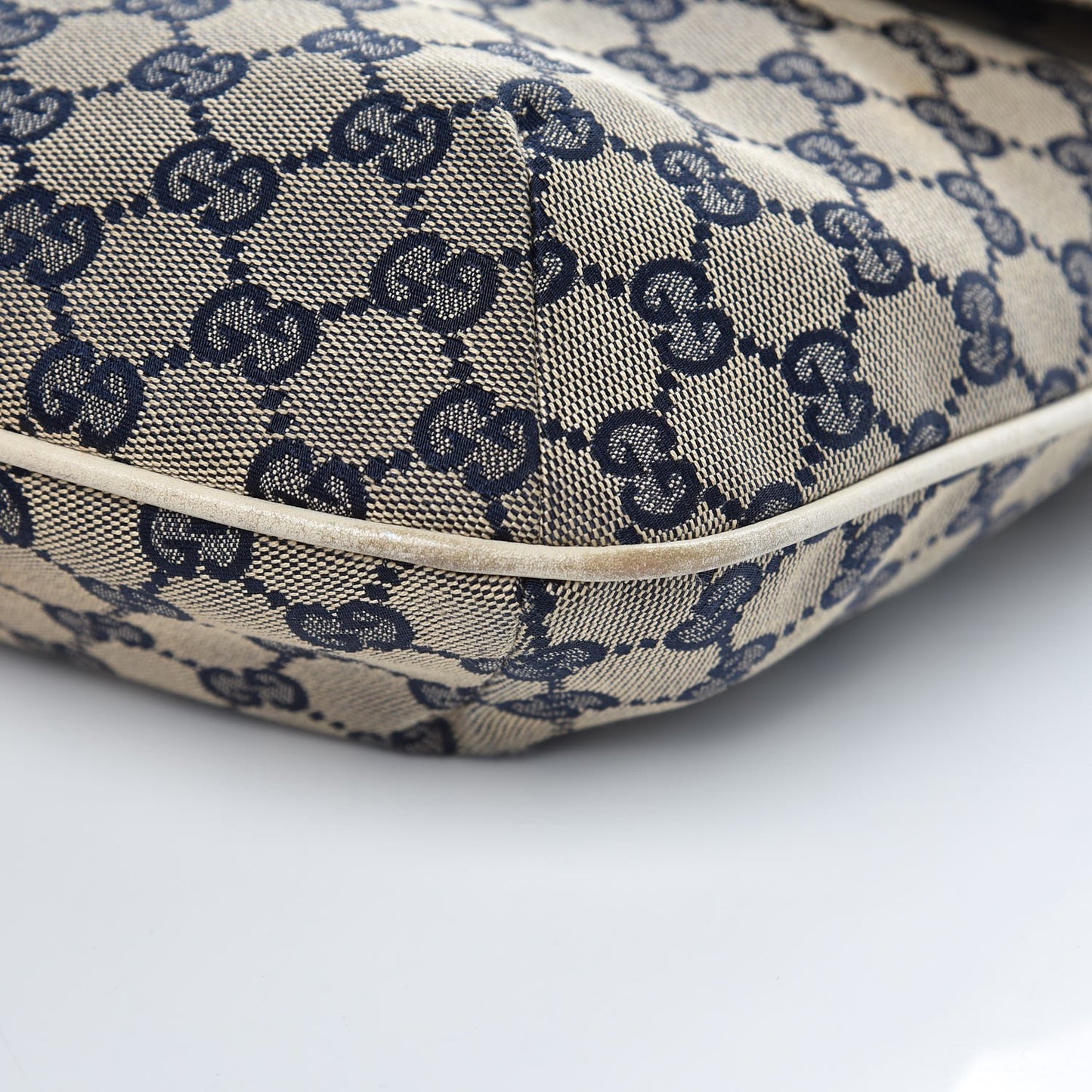 Monogram Web Crossbody Messenger White Navy