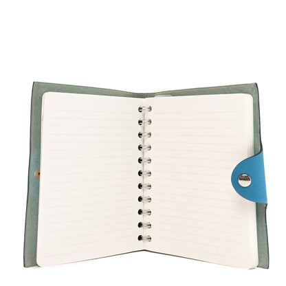 Hermes Togo Ulysse PM Notebook Cover Blue Jean 5 of 8