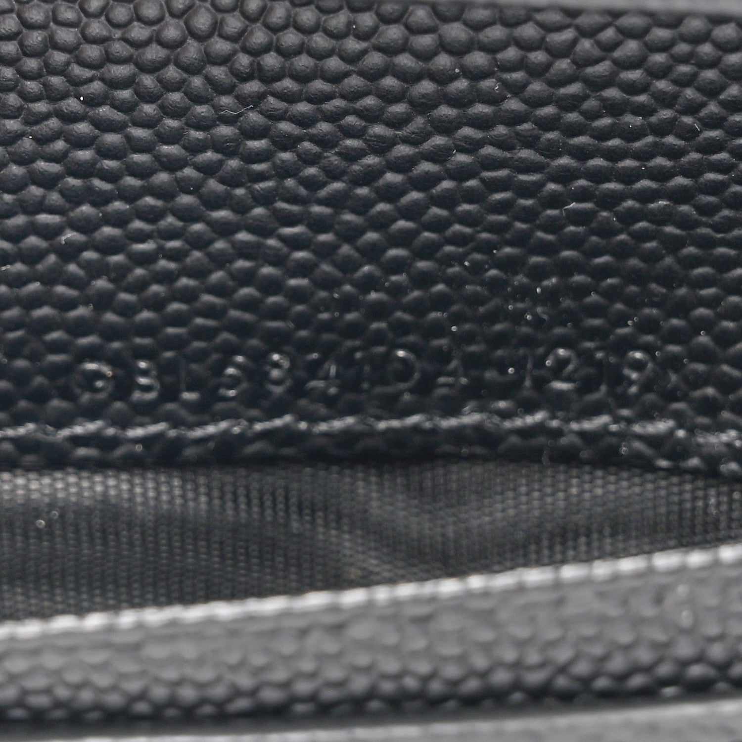 Saint Laurent Grain De Poudre North South Chain Wallet Black 8 of 9