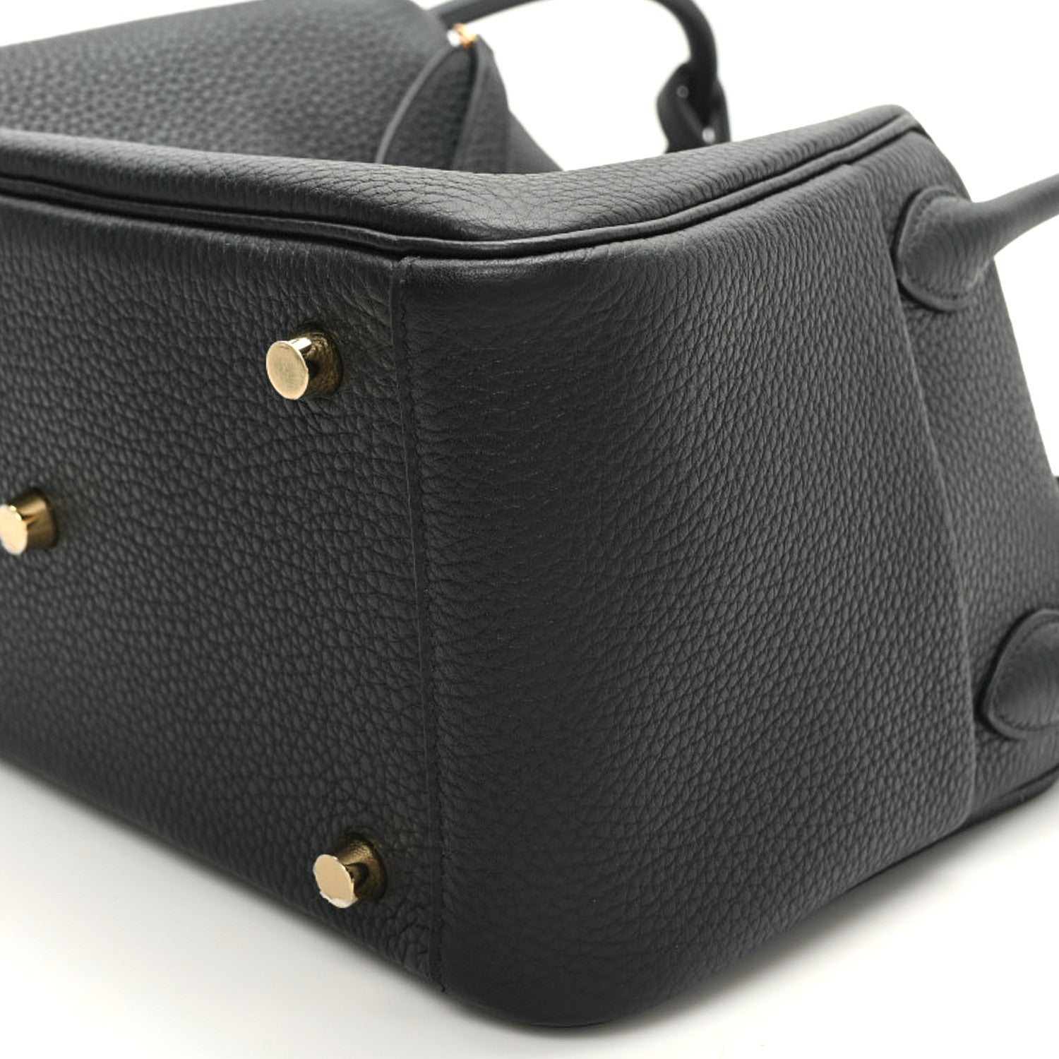 Hermes Taurillon Clemence Lindy 26 Black 8 of 11