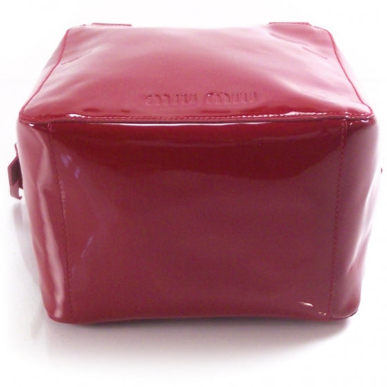 Miu Miu Patent Vernice Handbag Tote 4 of 11