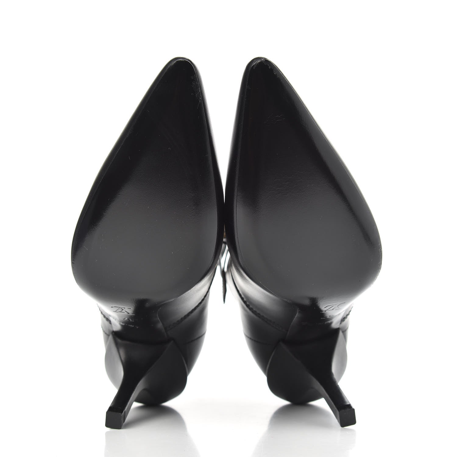 Louis Vuitton Calfskin Janet Ankle Boots 37 Black 5 of 6