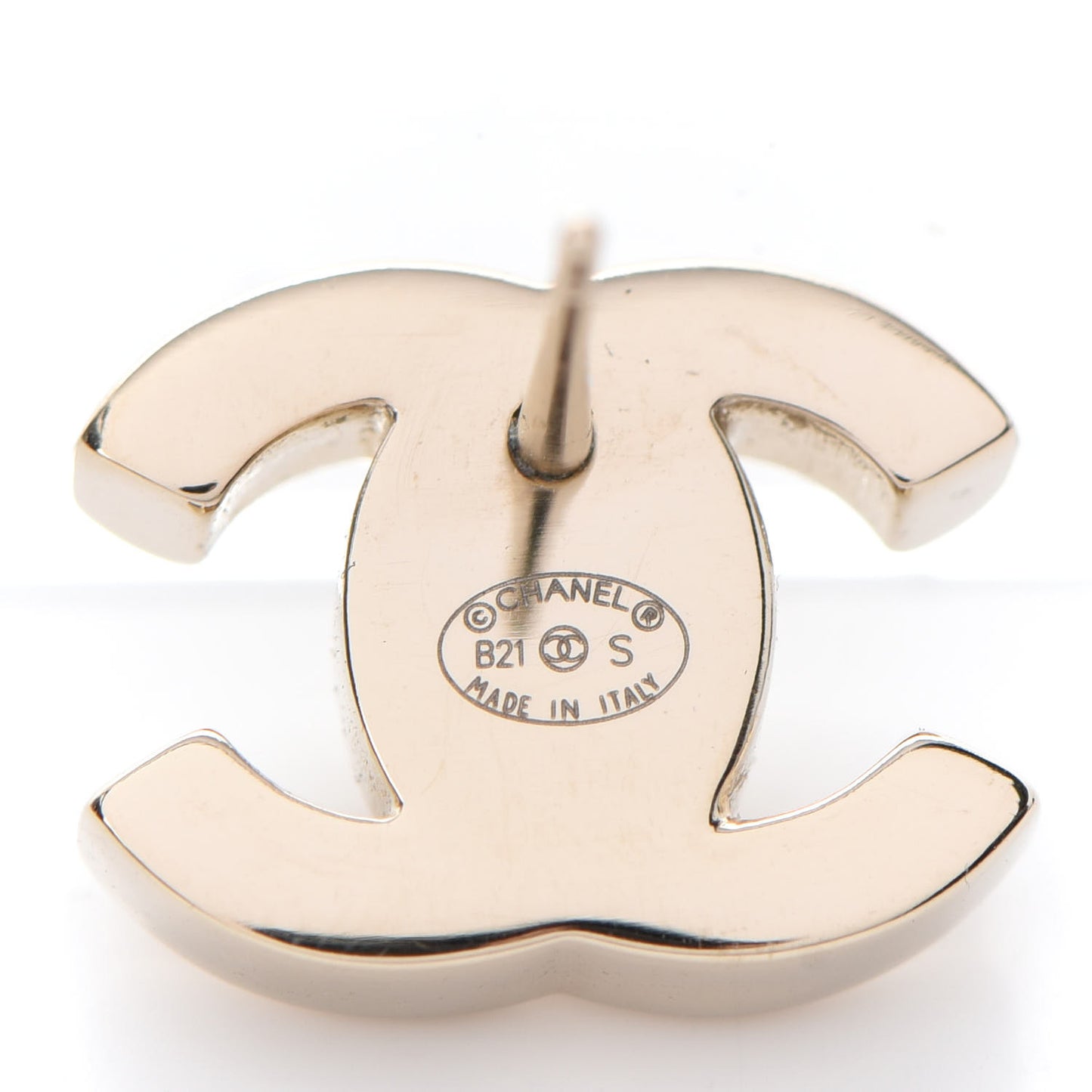 CC Turnlock Earrings Gold