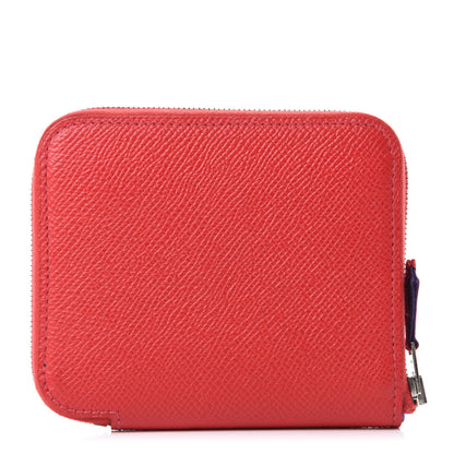 Hermes Epsom Silk'in Compact Wallet Bougainvillea 1 of 7