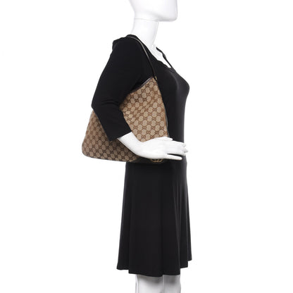 Gucci Monogram Medium New Britt Hobo Dark Brown 2 of 10