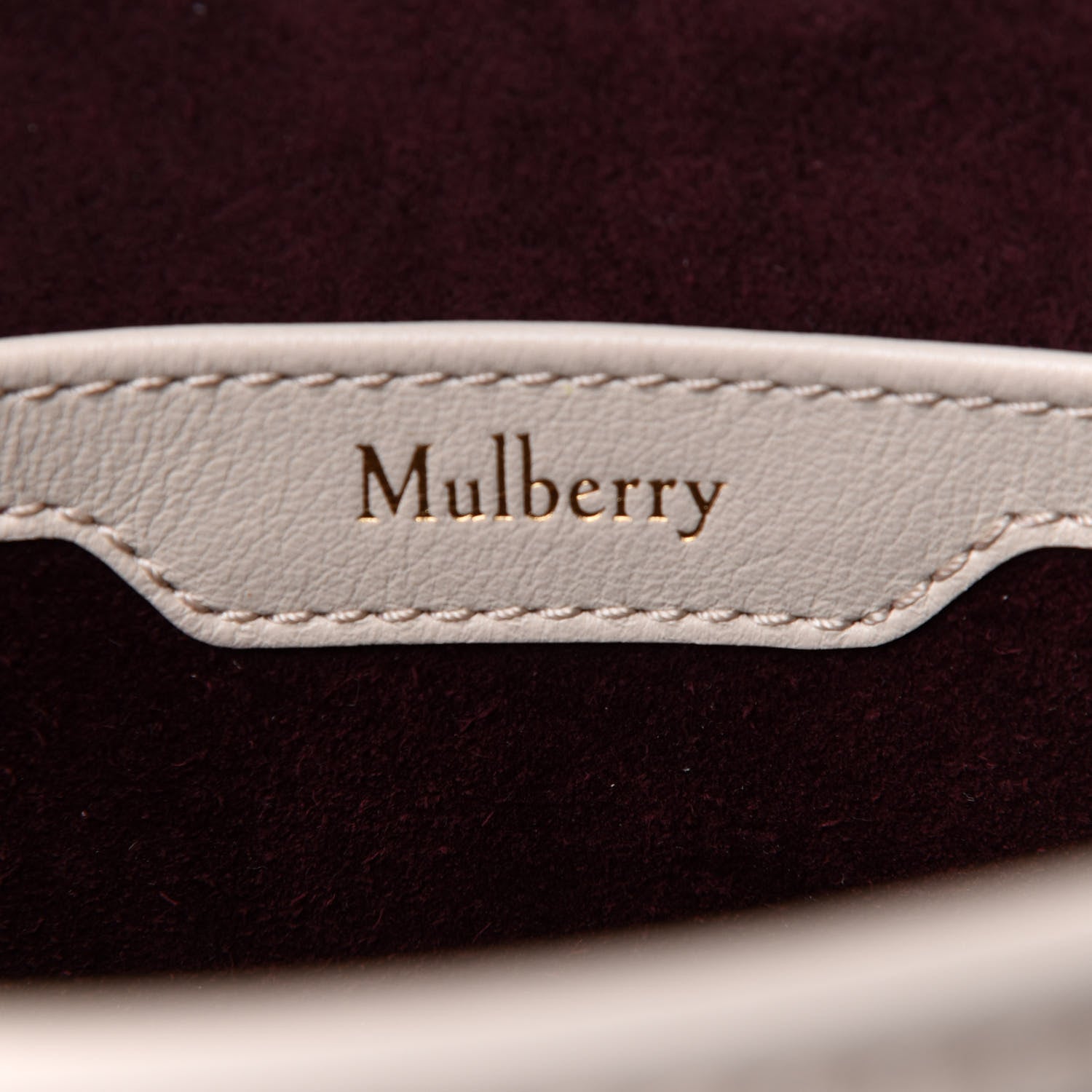 Mulberry Silky Calfskin Brockwell Chalk 6 of 11