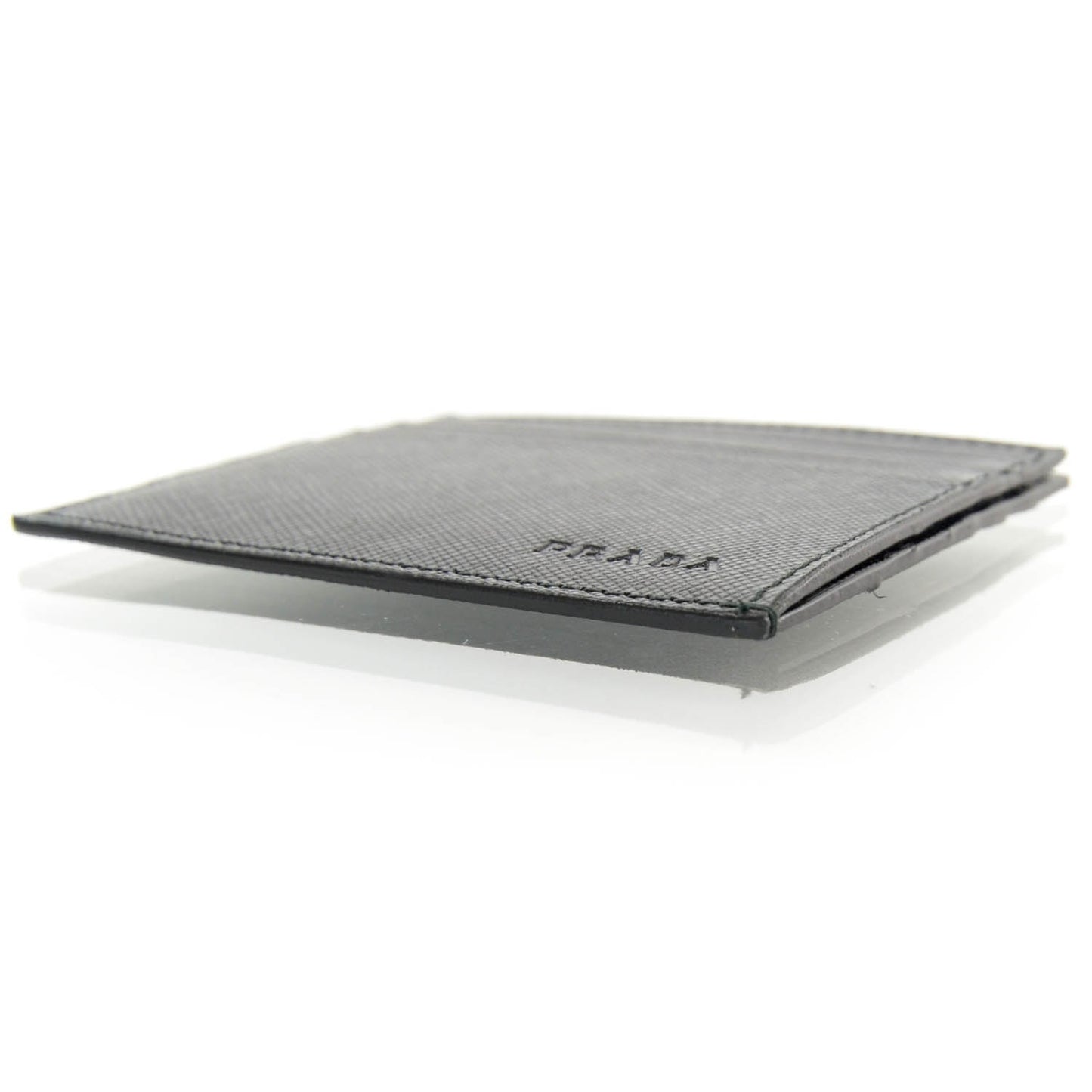 Saffiano Card Case Nero Black