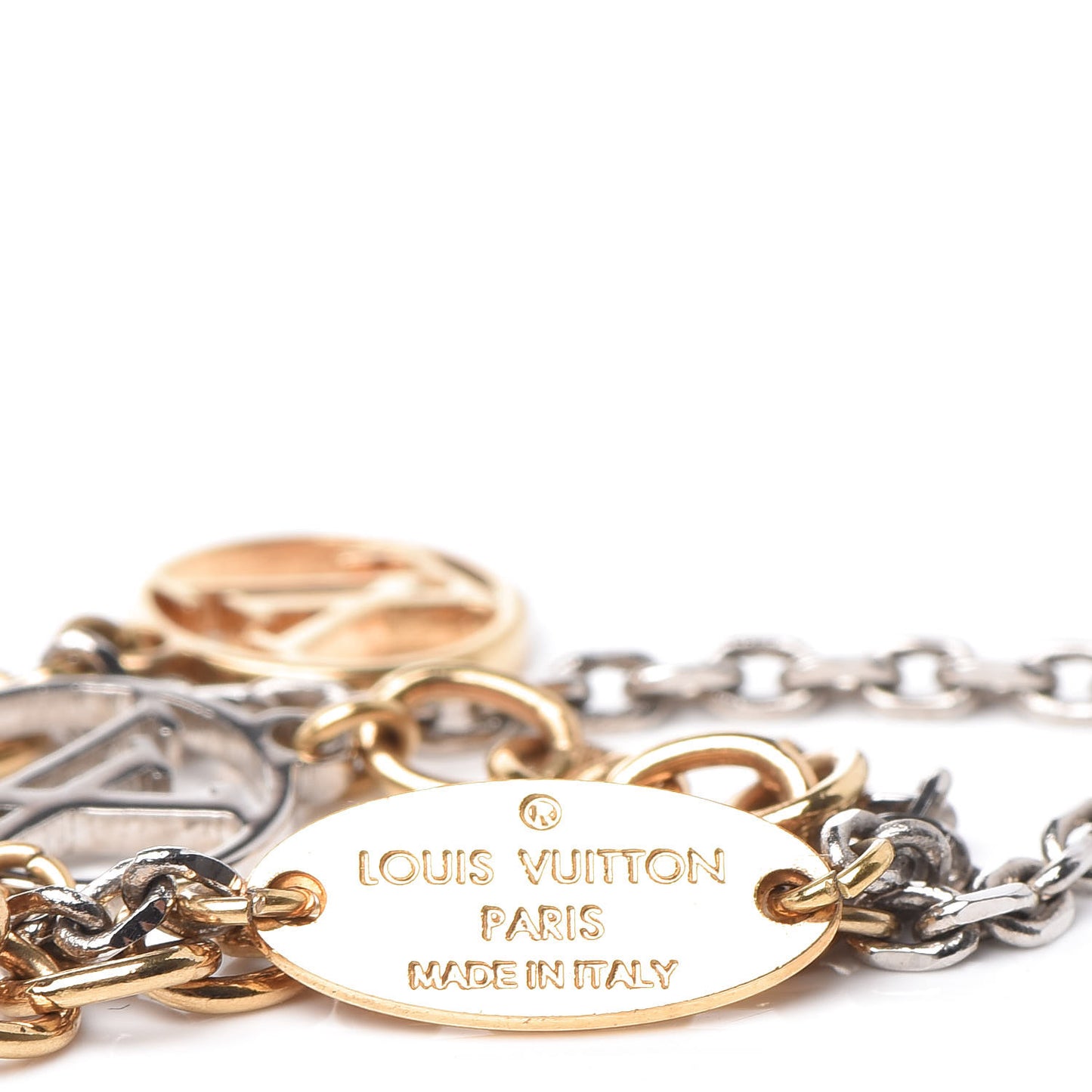 Logomania Bracelet Silver Gold