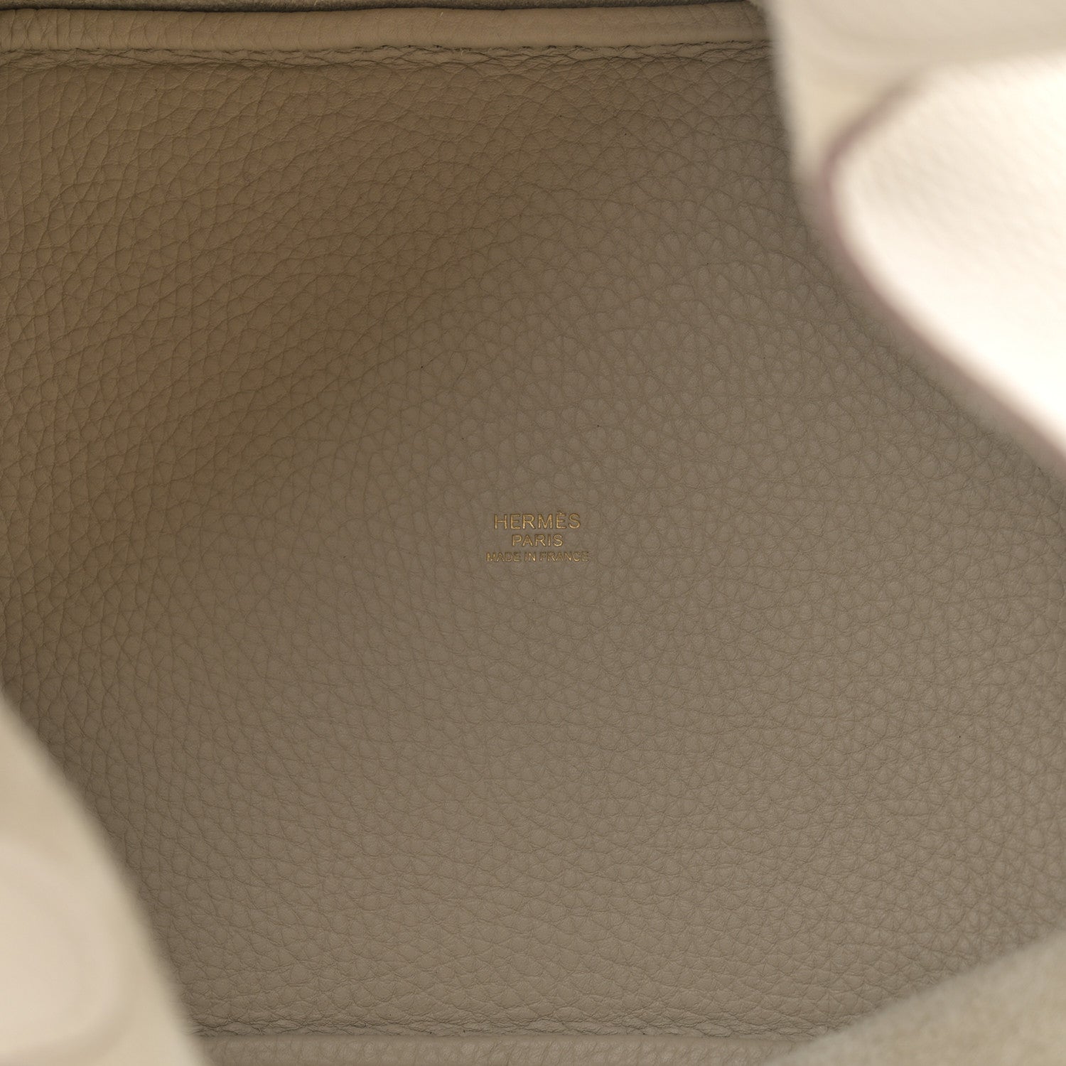 Hermes Taurillon Clemence Picotin Lock 22 MM Beton 5 of 10