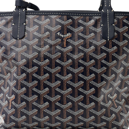Goyard Goyardine Reversible Mini Anjou Navy 14 of 19