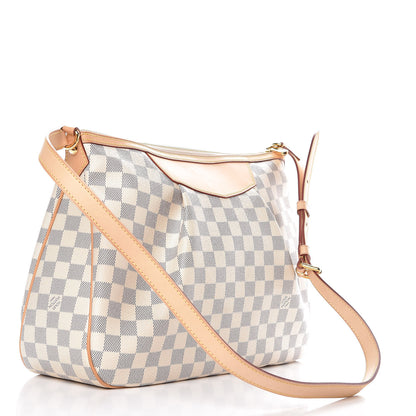 Louis Vuitton Damier Azur Siracusa MM 3 of 8