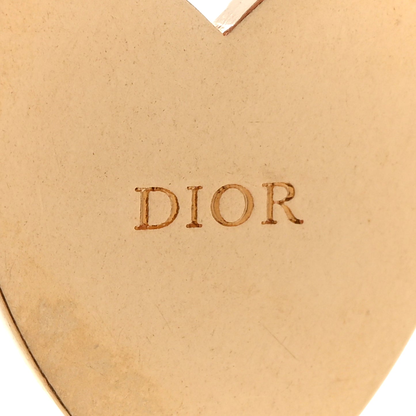 Pearl Crystal Dior Heart Tribales Drop Earrings Gold