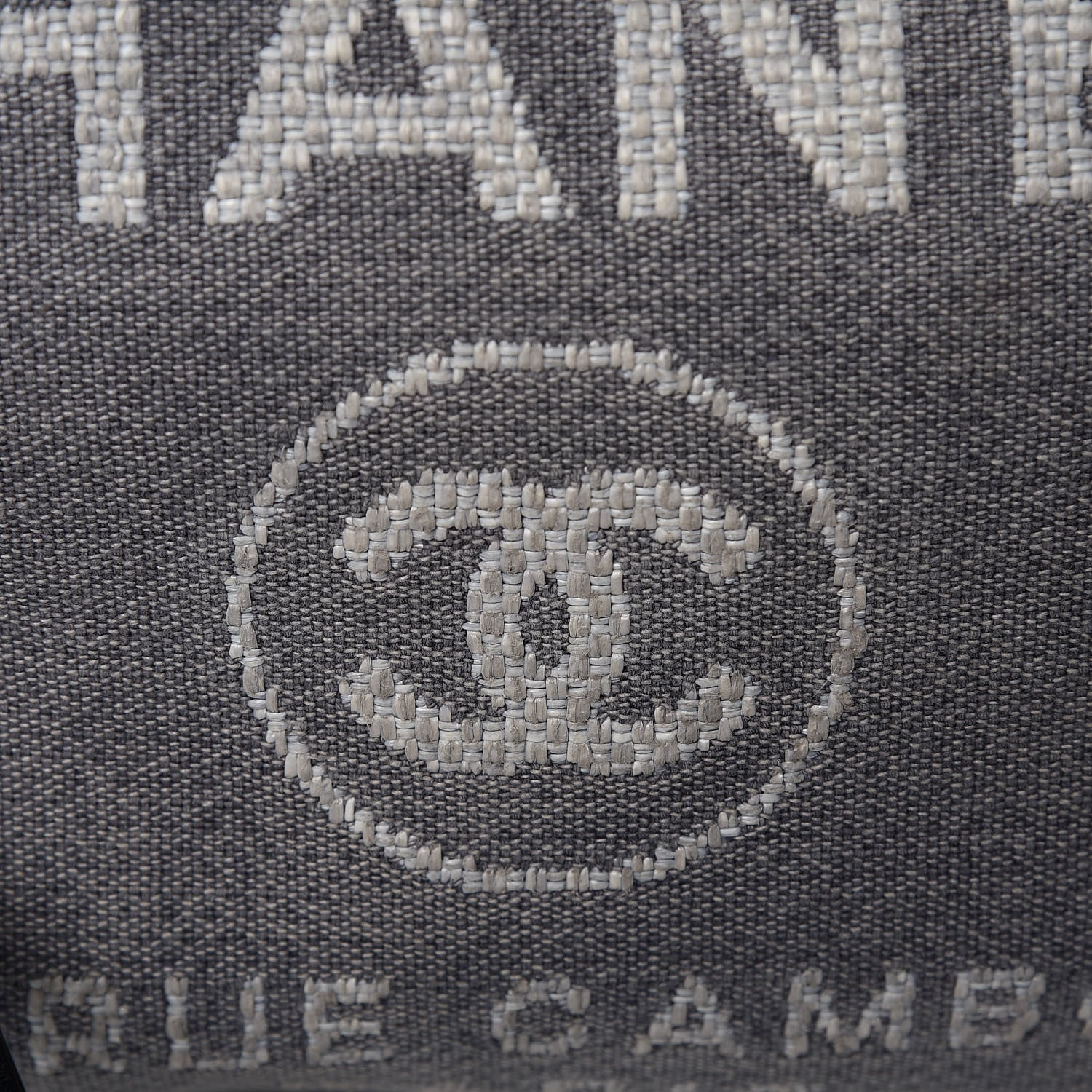 Chanel Canvas Small Deauville Tote Denim Blue 13 of 13