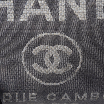 Chanel Canvas Small Deauville Tote Denim Blue 13 of 13