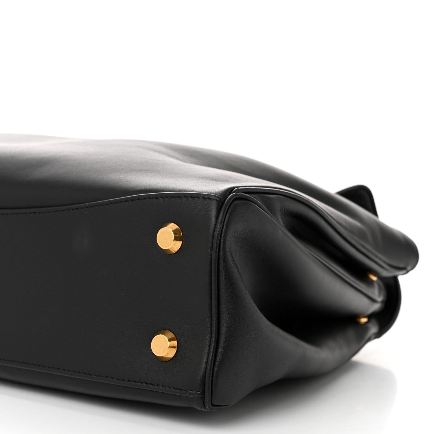 Balenciaga Natural Smooth Calfskin Medium Rodeo Top Handle Handbag Black 11 of 12